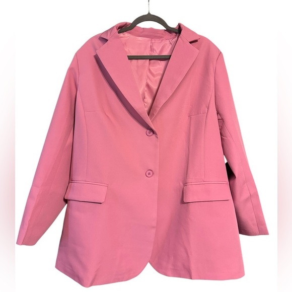 Violet Pink Blazer Jacket Size XXL - Picture 1 of 3